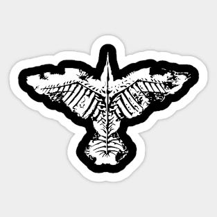 rorschach crow Sticker